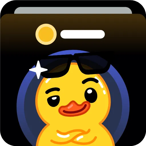 😎 Стикер «Duck X2» для Telegram