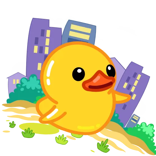 🚶‍♀️ Стикер «Duck X2» для Telegram