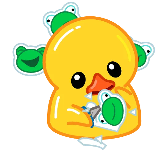 ✂ Стикер «Duck X2» для Telegram