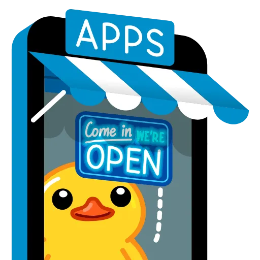 🏪 Стикер «Duck X2» для Telegram