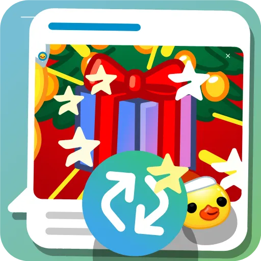 🔁 Стикер «Duck X2» для Telegram