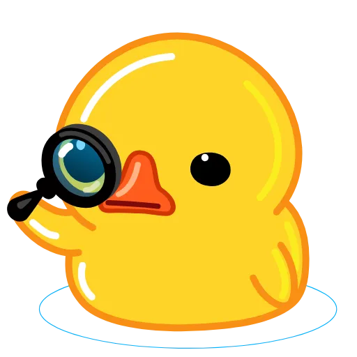 🔎 Стикер «Duck X2» для Telegram
