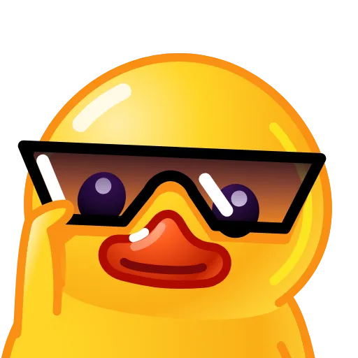 🆒 Стикер «Duck X2» для Telegram