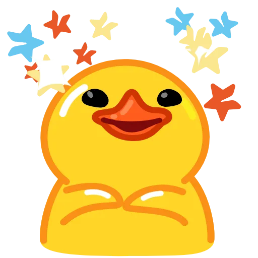 🎉 Стикер «Duck X2» для Telegram