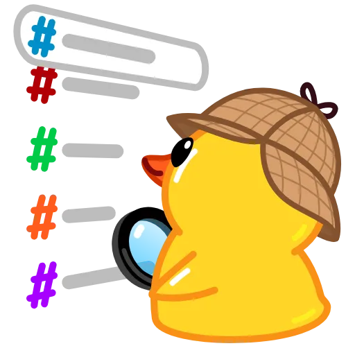#️⃣ Стикер «Duck X2» для Telegram