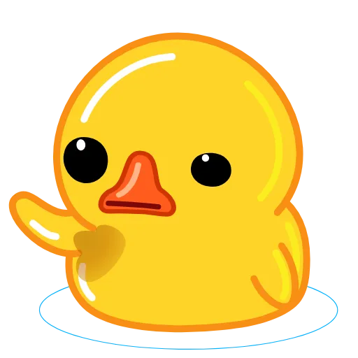 🐽 Стикер «Duck X2» для Telegram