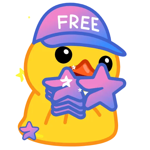 ⭐️ Стикер «Duck X2» для Telegram
