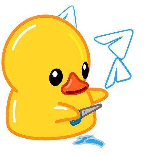 ✂️ Стикер «Duck X2» для Telegram