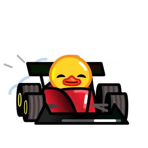 Стикерпак F1 2023 Duck Race для Telegram