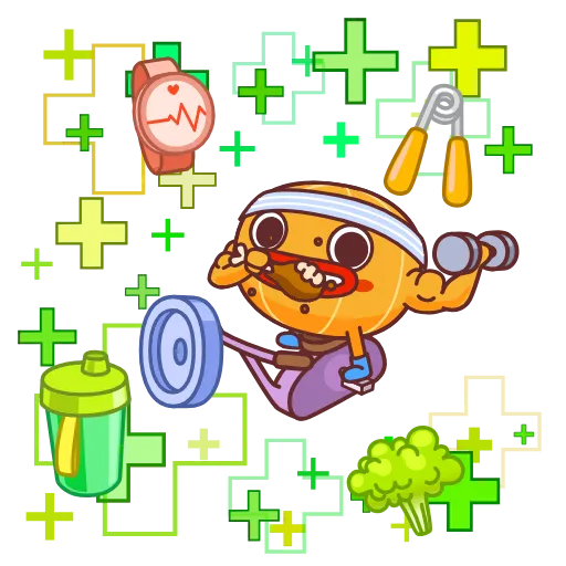 🏋️‍♀️ Стикер «Unlocked» для Telegram
