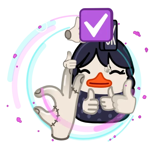 👍 Стикер «Unlocked» для Telegram