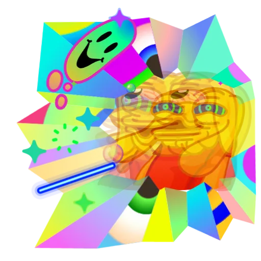 🥴 Стикер «Unlocked» для Telegram