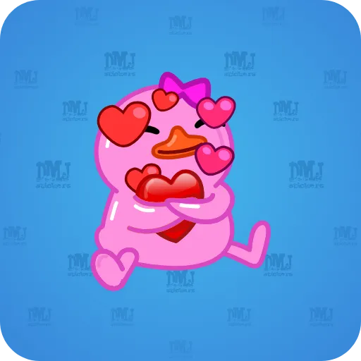 🎁 Стикер «Utya Loves NFT» для Telegram