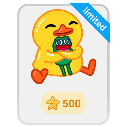 Стикерпак Utya Loves NFT для Telegram