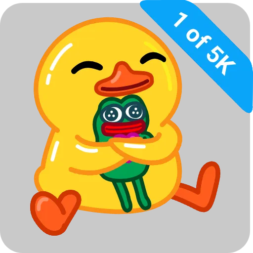 🎁 Стикер «Utya Loves NFT» для Telegram