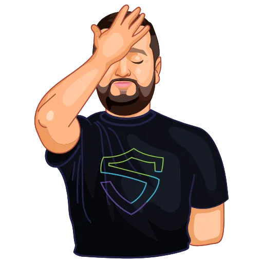 🤦‍♂️ Стикер «Dmitriy Safronov» для Telegram