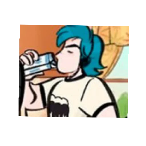 🥛 Стикер «Дневник Джексона» для Telegram