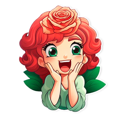 🤗 Стикер «Дневник цветолюба» для Telegram