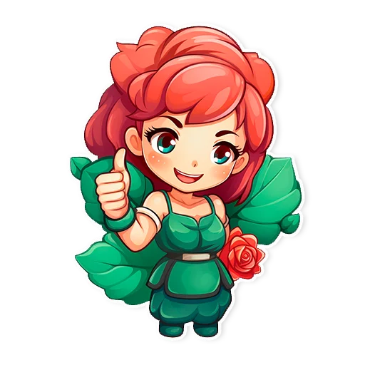 👍 Стикер «Дневник цветолюба» для Telegram