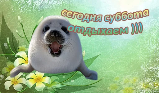 🤩 Стикер «Дни недели» для Telegram