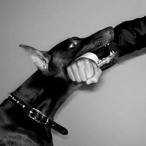 👿 Стикер «Doberman» для Telegram