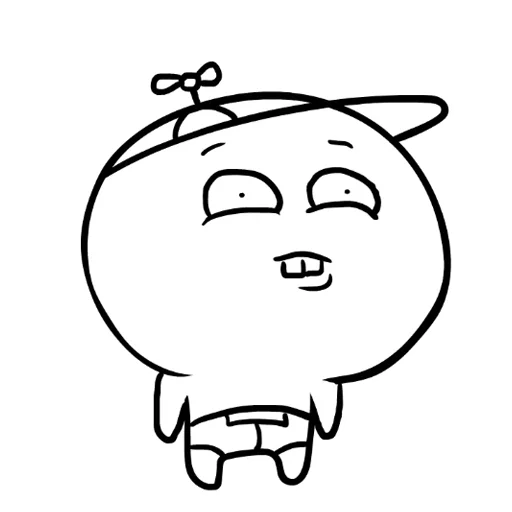 😐 Стикер «Dobryak» для Telegram