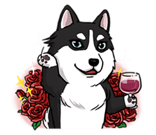🍷 Стикер «DOCA» для Telegram