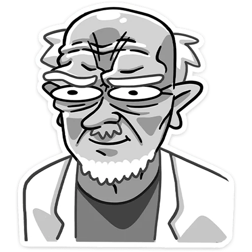 👴 Стикер «Доктор Алексеева ‍» для Telegram