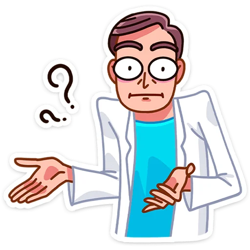 🤷‍♂ Стикер «Доктор Алексеева ‍» для Telegram