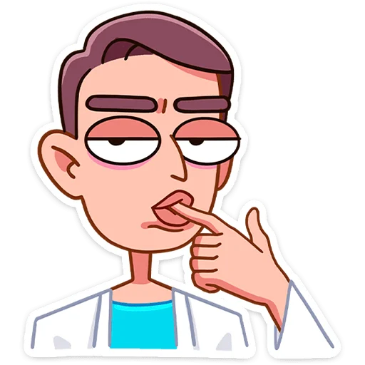 😏 Стикер «Доктор Алексеева ‍» для Telegram