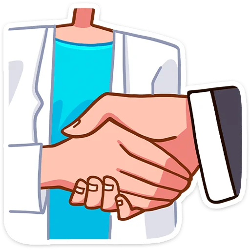 🤝 Стикер «Доктор Алексеева ‍» для Telegram
