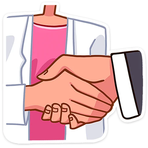 🤝 Стикер «Доктор Алексеева» для Telegram