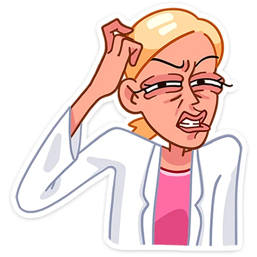 🤔 Стикер «Доктор Алексеева» для Telegram