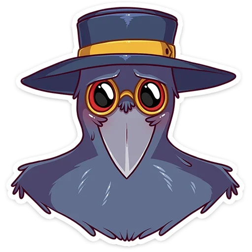 🥺 Стикер «Доктор Кроу» для Telegram
