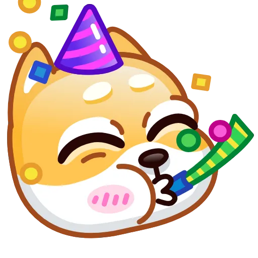 🥳 Стикер «DodgeTG» для Telegram
