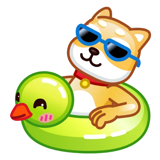 🏖 Стикер «DodgeTG» для Telegram