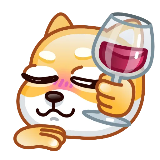 🍷 Стикер «DodgeTG» для Telegram