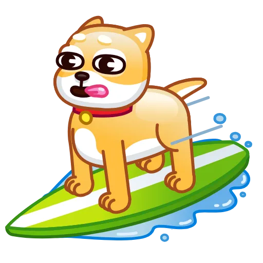 🏄‍♂️ Стикер «DodgeTG» для Telegram