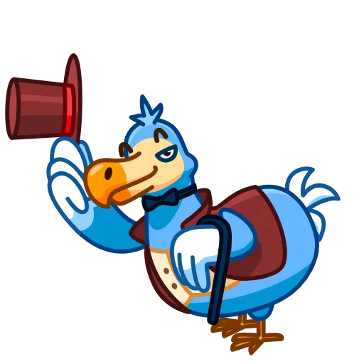 👋 Стикер «Donnie Dodo» для Telegram