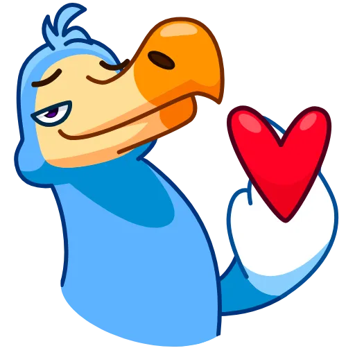 ❤️ Стикер «Donnie Dodo» для Telegram
