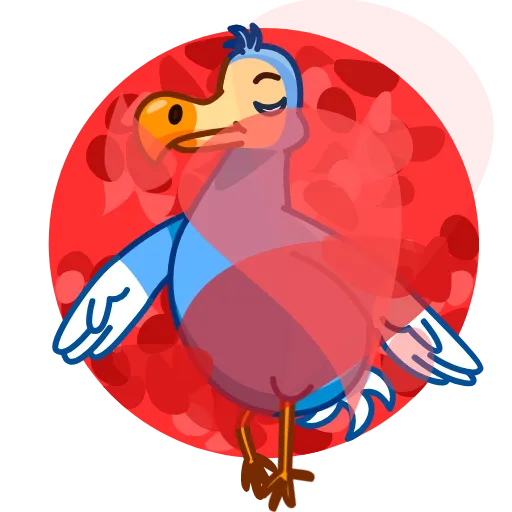 🥰 Стикер «Donnie Dodo» для Telegram