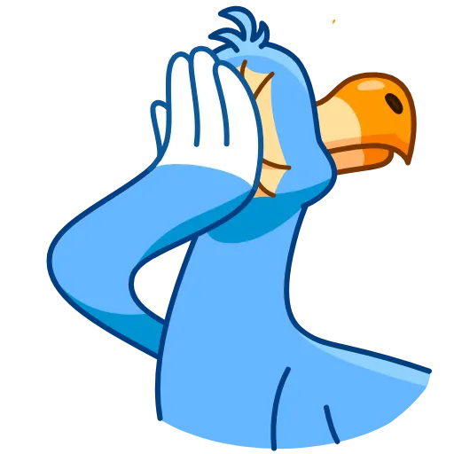 🤦‍♂️ Стикер «Donnie Dodo» для Telegram