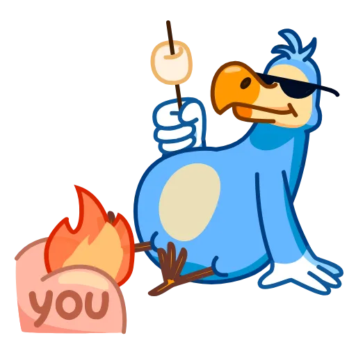 😎 Стикер «Donnie Dodo» для Telegram