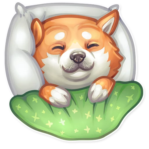 💤 Стикер «Dog it» для Telegram