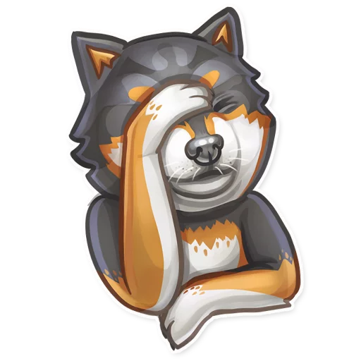 😔 Стикер «Dog it» для Telegram