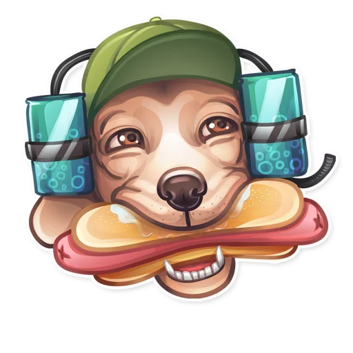 🌭 Стикер «Dog it» для Telegram