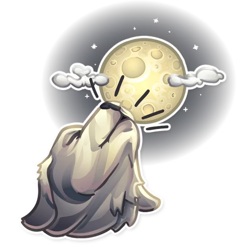 🌕 Стикер «Dog it» для Telegram