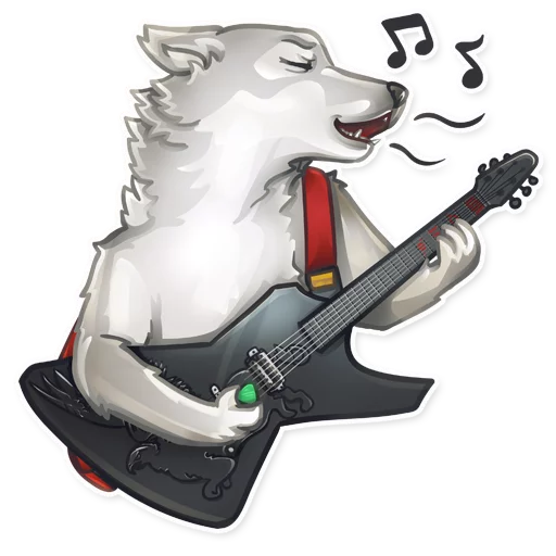 🎸 Стикер «Dog it» для Telegram