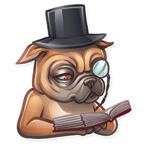 📚 Стикер «Dog it» для Telegram