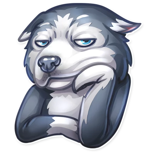 😑 Стикер «Dog it» для Telegram